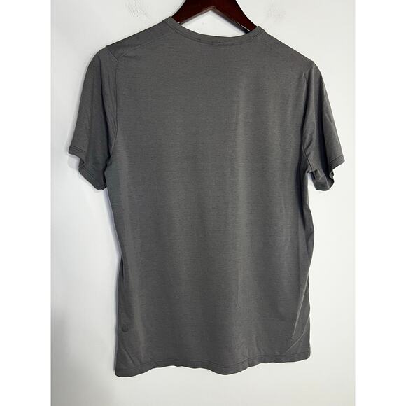 Lululemon Gray Athletic Stretchy Tee Mens Size M - Picture 3 of 5